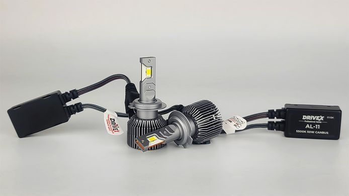 LED лампи автомобільні DriveX AL-11 H7 5.5K 50W 9-36V