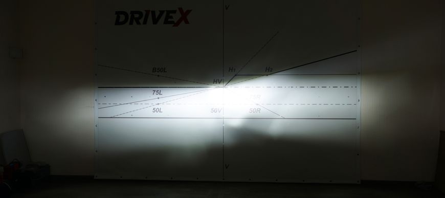 LED лампи автомобільні DriveX AL-11 H7 5.5K 50W 9-36V