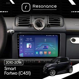 Магнітола Smart Fortwo (C451) (2011-2015) Resonance Ultra M2 2/32, 9" QLED