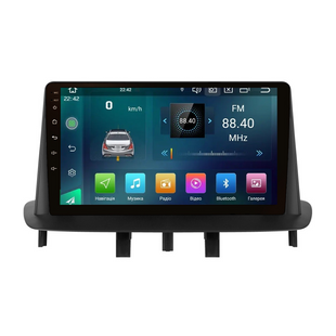 Штатная магнитола Cyclone C9 CPL GSM. 2+32GB. CARPLAY. 4G Renault Megane 3 2008-2016 з малим екраном