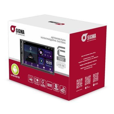 Автомагнітола Sigma E7232 2/32Gb CarPlay