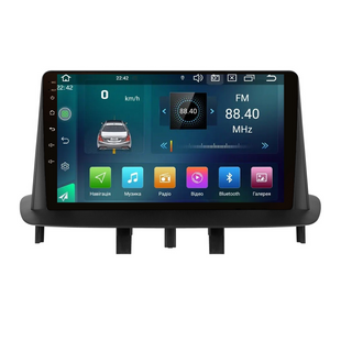 Штатная магнитола Cyclone C9 CPL. 2+32GB. CARPLAY Renault Megane 3 2008-2016 з малим екраном