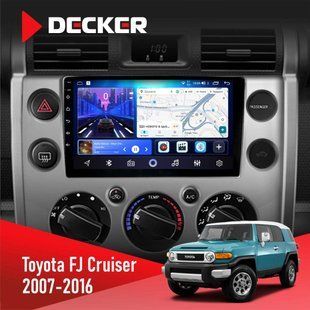 Штатна магнітола Toyota FJ Cruiser 2007-2016 Black Decker D9-006 4x64, 4G