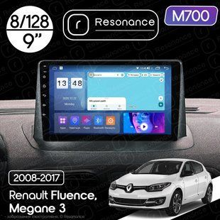 Магнітола Renault Megane 3 (2008-2016) Resonance M700 8/128, 9" QLED