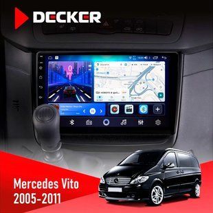 Штатна магнітола Mercedes-Benz Vito 2003-2014 Decker D10-006 4x64, 4G