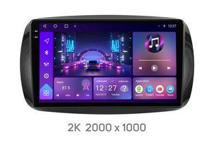 Штатна магнітола Soundbox S-7026 з СarPlay та 4G модем Smart ForTwo 3 2014-2020 9" S4 2K-7026+360
