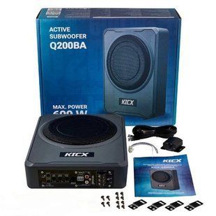 Активний сабвуфер під сидіння Kicx Q200BA