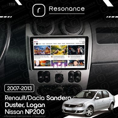 Магнітола Dacia Logan (2008-2012) [Silver] DUDU 6 9.5" 2K QLED, 8/256, 360