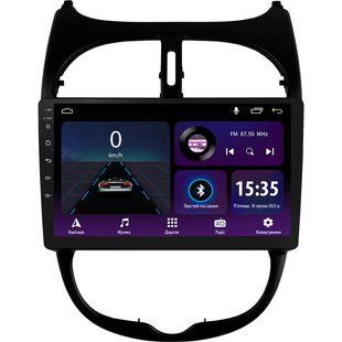 Штатна магнітола Sigma E9232 2+32 Gb Peugeot 206 1998-2012 9"