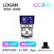 Штатна магнітола Teyes CC3 2K 4+32 Gb Renault Logan 1 2004-2009 9"