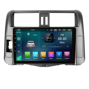 Штатная магнитола Cyclone C9 CPL GSM. 2+32GB. CARPLAY. 4G Toyota Land Cruiser Prado 150 2009 - 2013