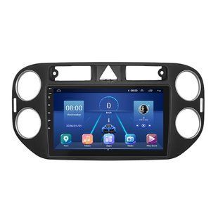 Штатна магнітола Lesko для Volkswagen Tiguan I 2007-2011 екран 9" 4/32Gb 4G Wi-Fi GPS Top