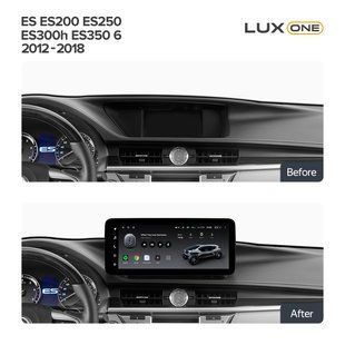 Штатна магнітола Teyes LUX ONE 6+128 Gb Lexus ES ES200 ES250 ES300h ES350 XV60 VI 6 2012-2018 (C) 12.3" (L3)