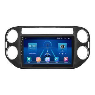 Штатна магнітола Lesko для Volkswagen Tiguan I 2007-2011 екран 9" 4/64Gb 4G Wi-Fi GPS Top