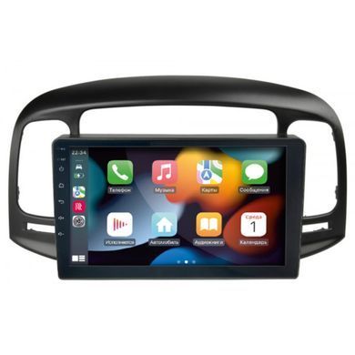 Штатна магнітола Hyundai Accent 2006-2012 Black Cyclone C9-012 4x64 DSP 4G