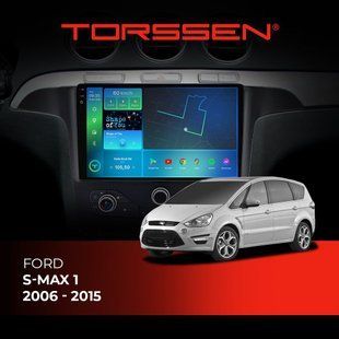 Штатна магнітола 2K Torssen Ford S-max 1 (2006 - 2015) FL9 4+64Gb 4G Carplay DSP