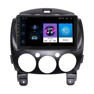 Штатна магнітола Lesko для Mazda Demio III (DE) 2007-2014 екран 9" 2/32Gb Wi-Fi GPS Base