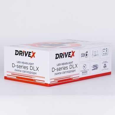 LED лампи автомобільні DriveX D8 DLX series 50W 6000K CAN під штатний блок