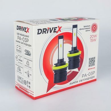 LED лампи автомобільні DriveX PA-03P H4 9-16V 20W 6000K