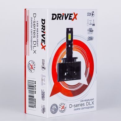 LED лампи автомобільні DriveX D8 DLX series 50W 6000K CAN під штатний блок