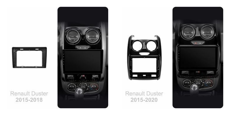 Штатна магнітола Decker D9-008 8+128 Gb Renault Duster 2015-2020 9" (L1)