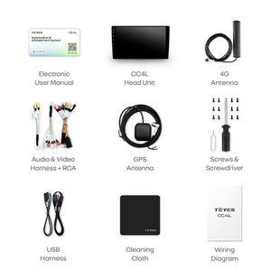 Універсальна штатна магнітола Teyes CC4L 6+64 Gb 10"