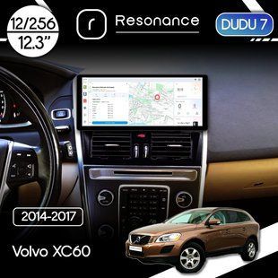 Магнітола Volvo XC60 (2014-2017) DUDU 7 12.3" 2K QLED, 12/256, 360 (Style A)