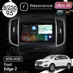 Магнітола Ford Edge 2 (2015-2022) Resonance Ultra S8 8/256, 9.5" 2K QLED, 360