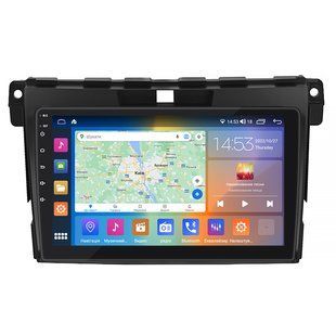 Штатна магнітола Lesko для Mazda CX-7 I 2006-2009 екран 9" 4/64Gb CarPlay 4G Wi-Fi GPS Prime