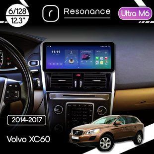 Магнітола Volvo XC60 (2014-2017) Resonance Ultra M6 (7862) 6/128, 12.3" QLED, 360 (Audi Style)
