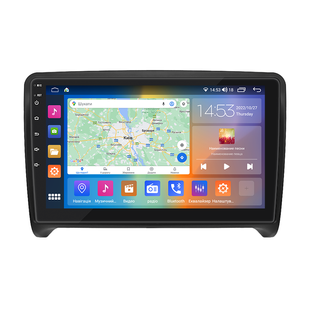 Штатна магнітола Lesko для Audi TTS II (8J) 2007-2010 екран 9" 2/32Gb CarPlay 4G Wi-Fi GPS Prime