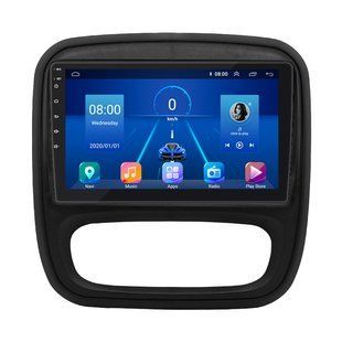 Штатная магнитола Lesko для Renault Trafic III 2014-2021 экран 9" 6/128Gb 4G Wi-Fi GPS Top