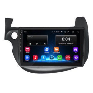Штатная магнитола Lesko для Honda Jazz II 2008-2010 экран 10" 2/32Gb Wi-Fi GPS Base