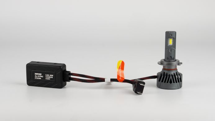 LED лампи автомобільні DriveX LED лампи серії AL-15 PRO H7/H18 65W 9-60V 5.5K к-т.