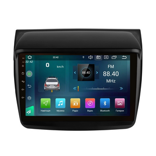 Штатная магнитола Cyclone C9 CPL GSM. 2+32GB. CARPLAY. 4G Mitsubishi Pajero Sport 2008-2015