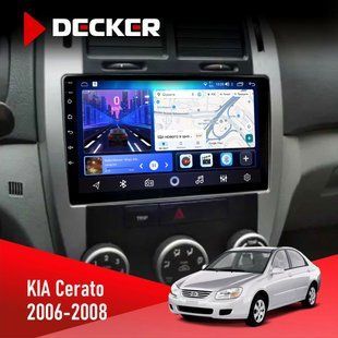 Штатна магнітола KIA Cerato 2006-2008 Conditioner Decker D9-006 4x64, 4G