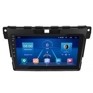 Штатна магнітола Lesko для Mazda CX-7 I 2006-2009 екран 9" 6/128Gb 4G Wi-Fi GPS Top