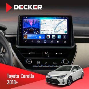 Штатна магнітола Toyota Corolla 2018 Decker D10-006 4x64, 4G