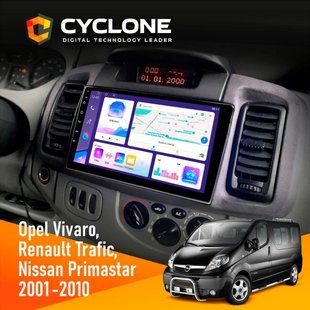 Штатна магнітола Renault Trafic 2001-2010 Cyclone C10-011 4x64, DSP