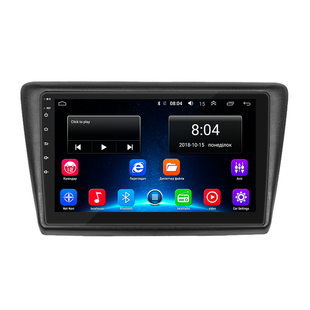 Штатна магнітола Lesko для Skoda Rapid I 2012-2017 екран 9" 2/32Gb Wi-Fi GPS Base
