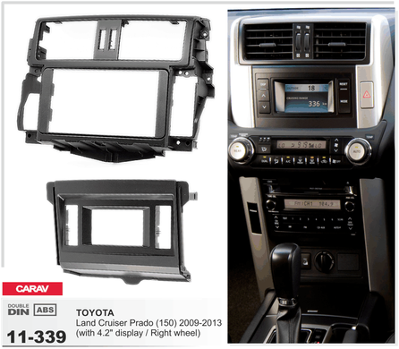 Перехідна рамка CARAV Toyota Land Cruiser Prado 150 (11-339)