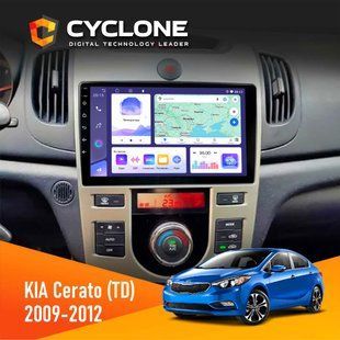 Штатна магнітола KIA Forte (TD) 2009-2012 Climate Cyclone C9-011 4x64, DSP