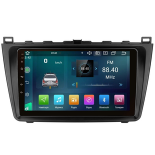 Штатная магнитола Cyclone C9 CPL GSM. 2+32GB. CARPLAY. 4G Mazda 6 2007 - 2012