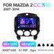 Штатная магнитола Teyes CC3 2K 6+128 Gb 360&deg; Mazda 2 DE 2007-2014 9"