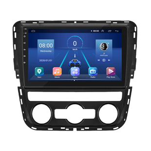 Штатна магнітола Lesko для Volkswagen Scirocco R I 2009-2014 екран 9" 2/32Gb 4G Wi-Fi GPS Top