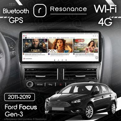 Магнітола Ford Focus 3 (2011-2019) Resonance X20 PRO 4/64 12.3" 2K QLED (Benz Style)