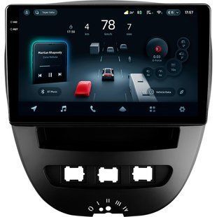 Штатная магнитола Teyes CC4 2K 8+128 Gb Peugeot 107 Toyota Aygo 2005-2014 10"