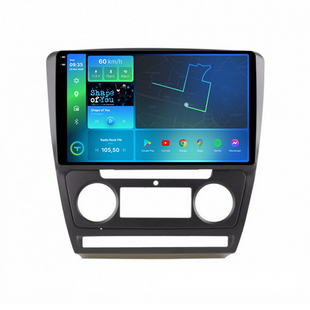 Штатна магнітола Torssen 2K Skoda Octavia A5 08-13 black F108256 4G Carplay DSP