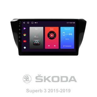 Штатна магнітола Sigma F10216 2+32 Gb Skoda Superb 3 2015-2019 10"