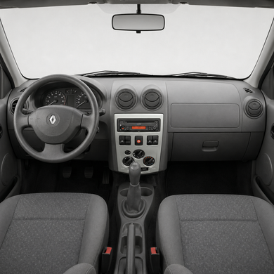 Штатна магнітола для Renault Logan 2004-2009 SoKill DELTA-900 9" Android 4-ядерний 2+64Гб 4x45W бездротовий CarPlay та AndroidAuto
